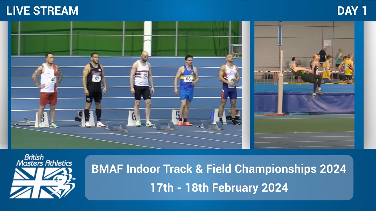 LIVE - British Masters Athletics Indoor Track & Field Championships 2024 | Saturday