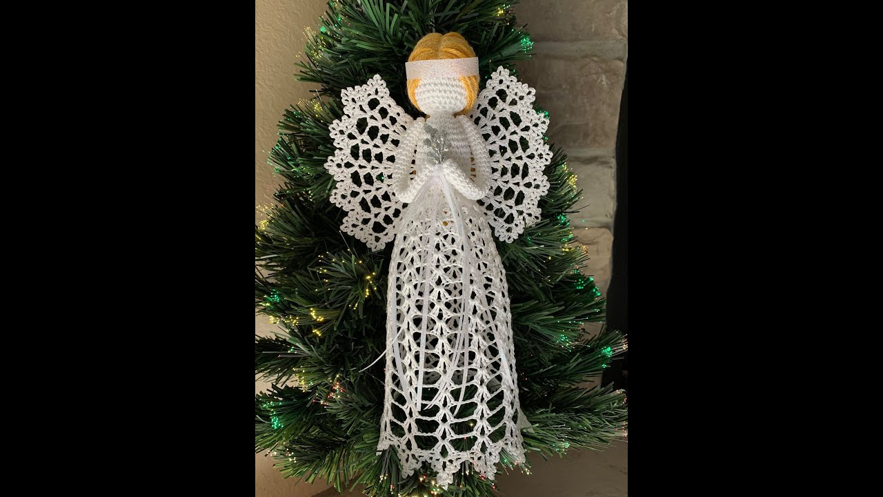 11” Angel Tree Topper - Crochet Tutorial #13
