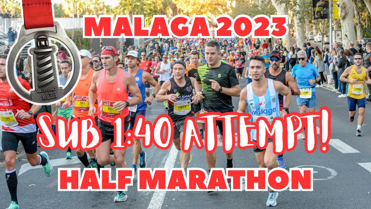 MALAGA HALF MARATHON RACE | Sub 1:40? PB? | 3 of 3 | #runner #vlog #fitness #race
