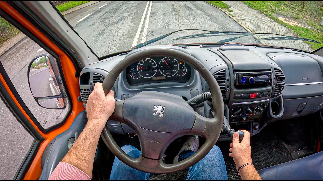 1997 Peugeot Boxer I [2.0 D 84hp] | POV Test Drive #2035 Joe Black