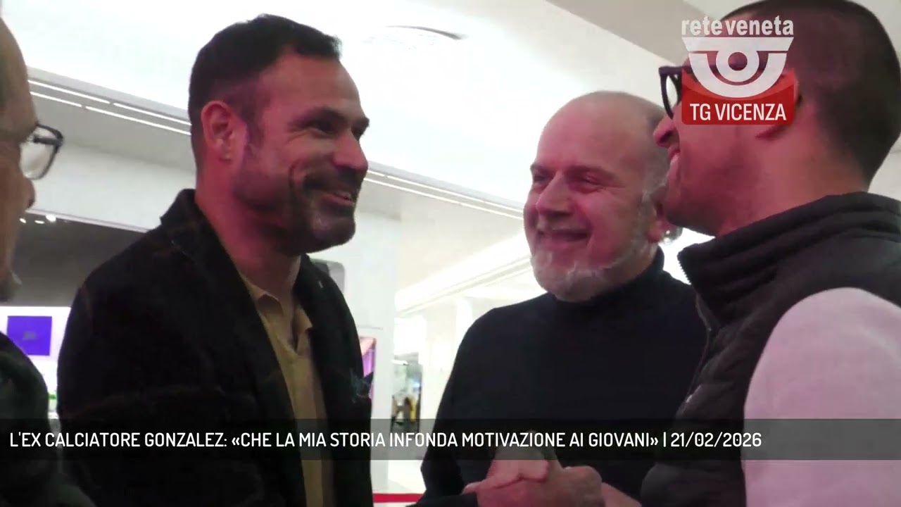 L'EX CALCIATORE GONZALEZ: «CHE LA MIA STORIA INFONDA MOTIVAZIONE AI GIOVANI» | 21/02/2026
