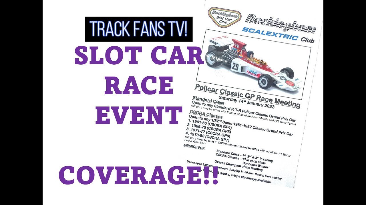 Policar Classic GP Slot Car Race Event   2023   Scalextric 2023