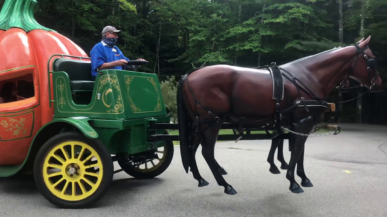 Famous Pumpkin Coach Ride at Storyland in NH
