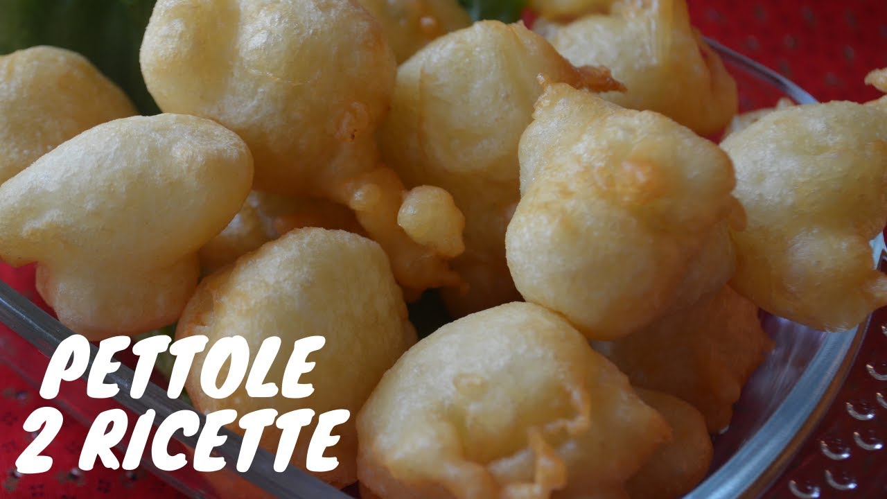 Pettole 2 ricette - Con farina 00 e per intolleranti al glutine