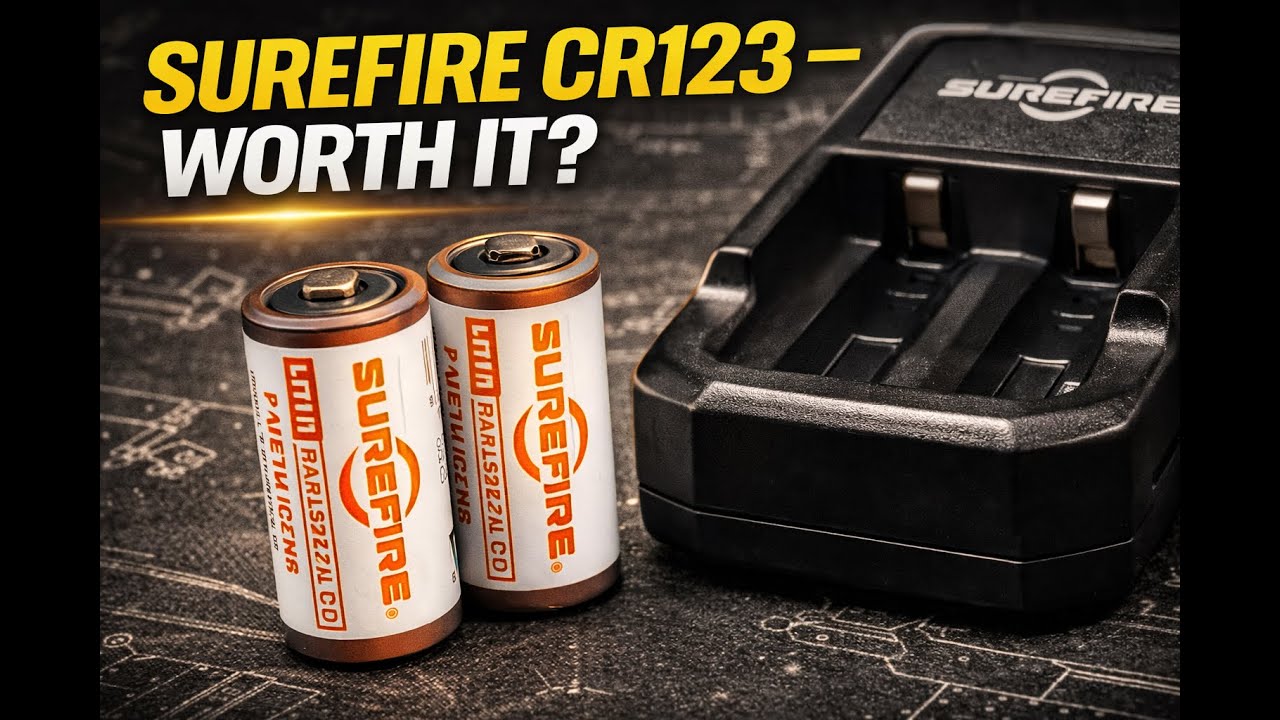 Обзор батареек SureFire CR123 | Стоят ли они своих денег?