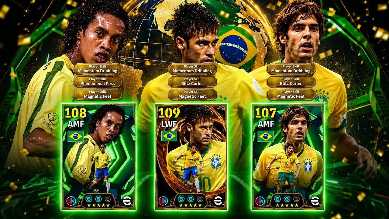 NEW NEYMAR, RONALDINHO, KAKA COMING🔜WORLDWIDE BRAZIL - eFootball 2026 Update |eFootball 2026