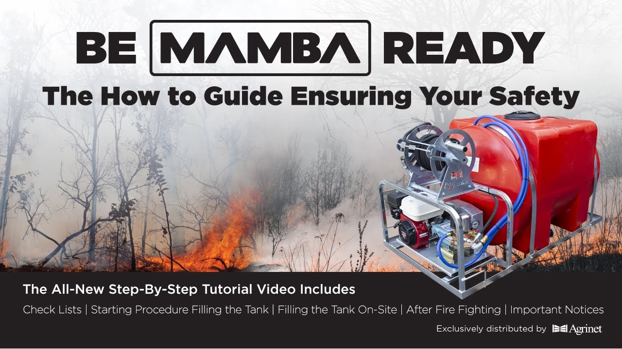 MAMBA - How to use a mobile high pressure firefighting unit