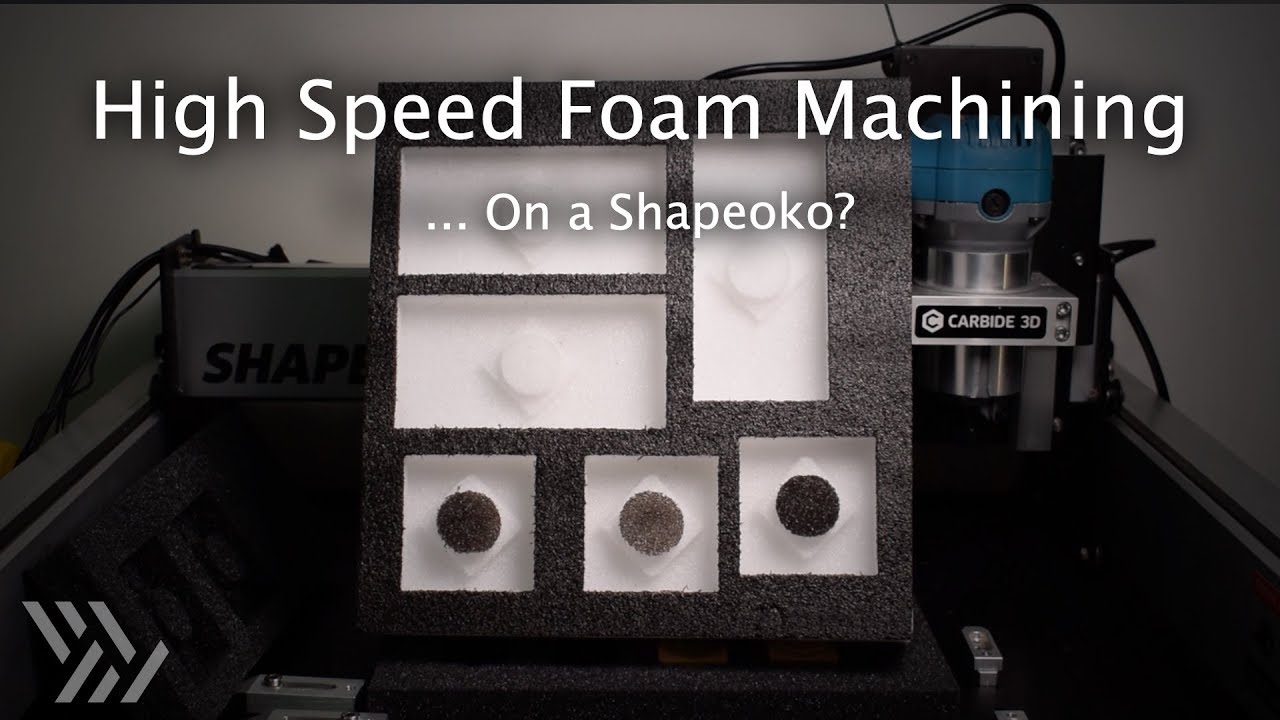 Обучение обработке ПЭ и ППУ на станке Shapeoko - #139