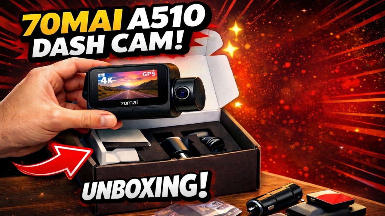 70MAI A510 DASHCAM UNBOXING | Third Eye For Every Vehicle 👍