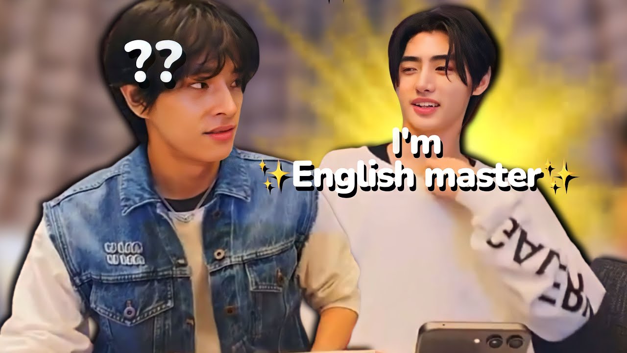 Sunghoon and Jake's ENGLISH TIME is the funniest thing you'll see today