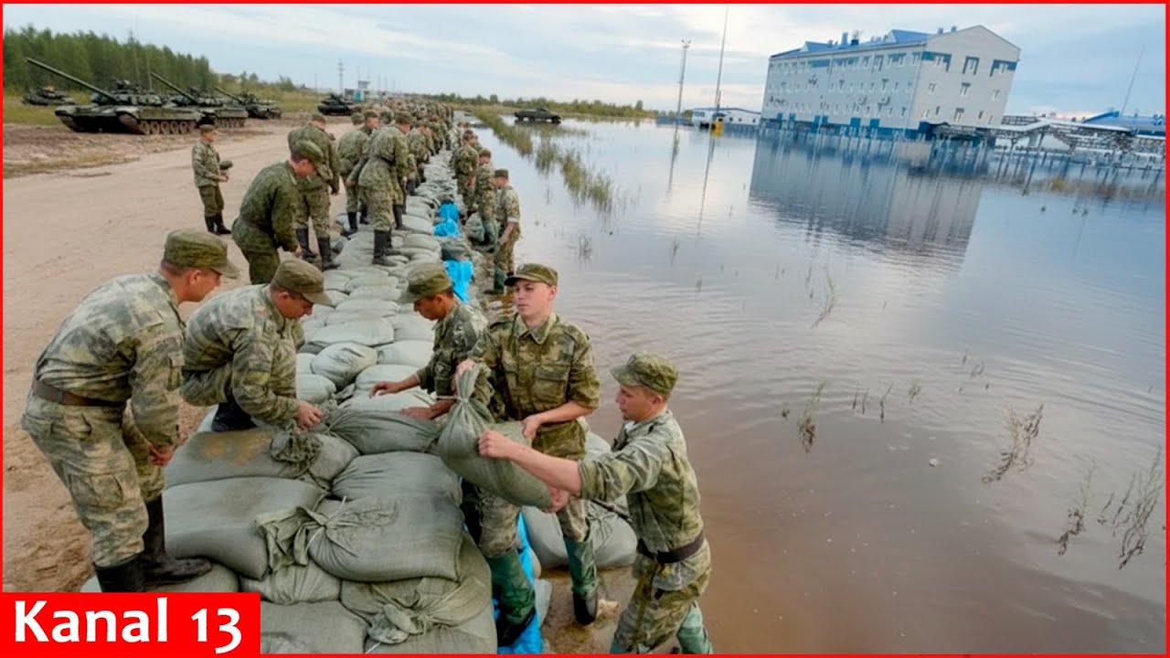 Российские войска оказались в ловушке из-за затопленной плотины под Белгородом: вода затапливает ...