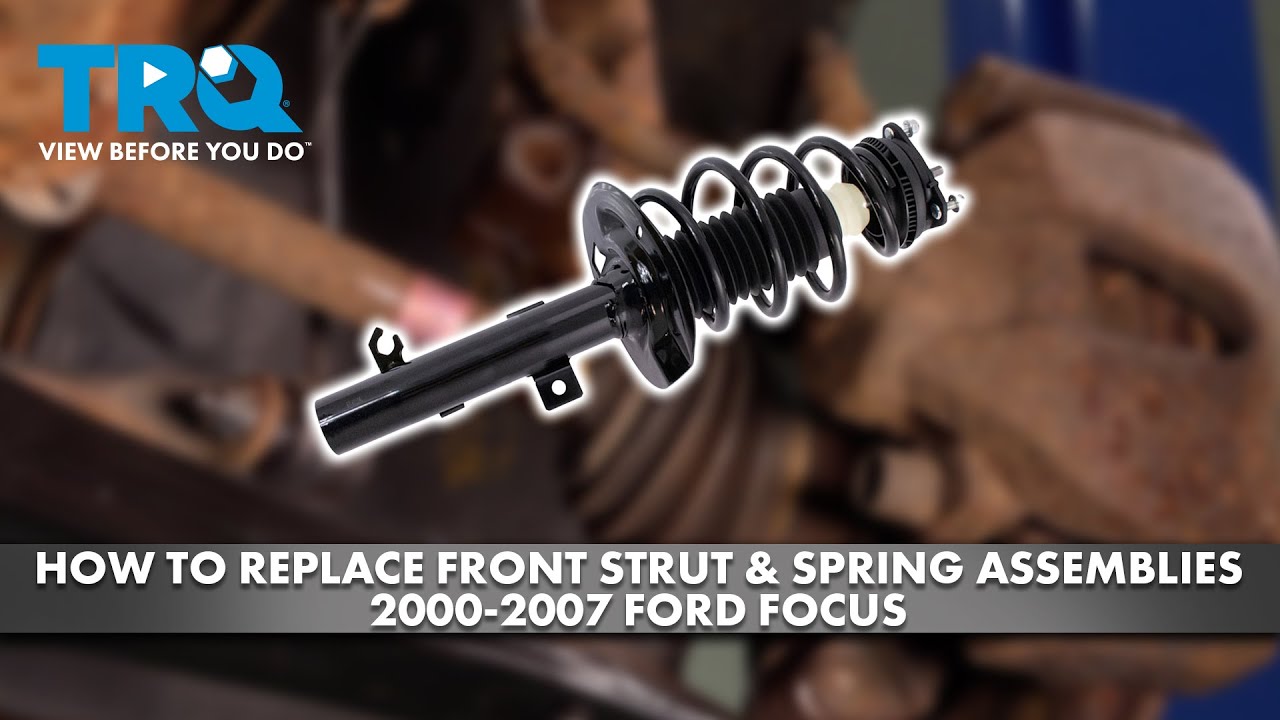 Как заменить передние стойки и пружины в сборе на Ford Focus 2000-2007