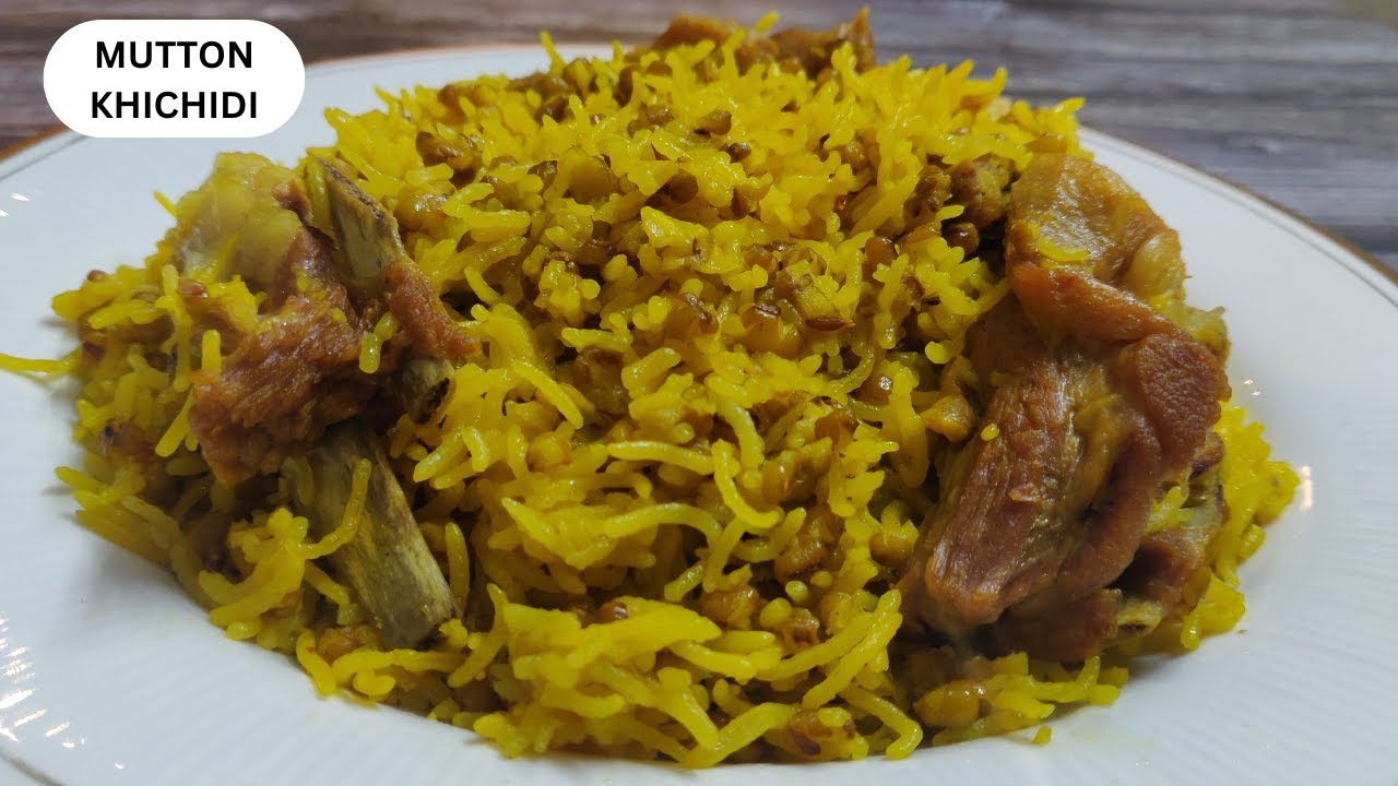 Khechi Mavas Special  | Kashmiri Style Mutton Ki Khichdi | Whole Moong And Mutton Khichidi
