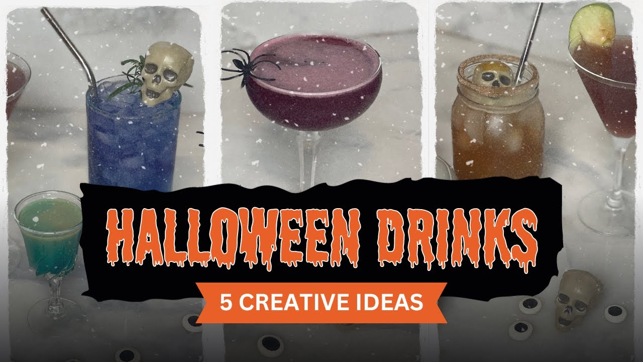 EASY HALLOWEEN COCKTAILS!!