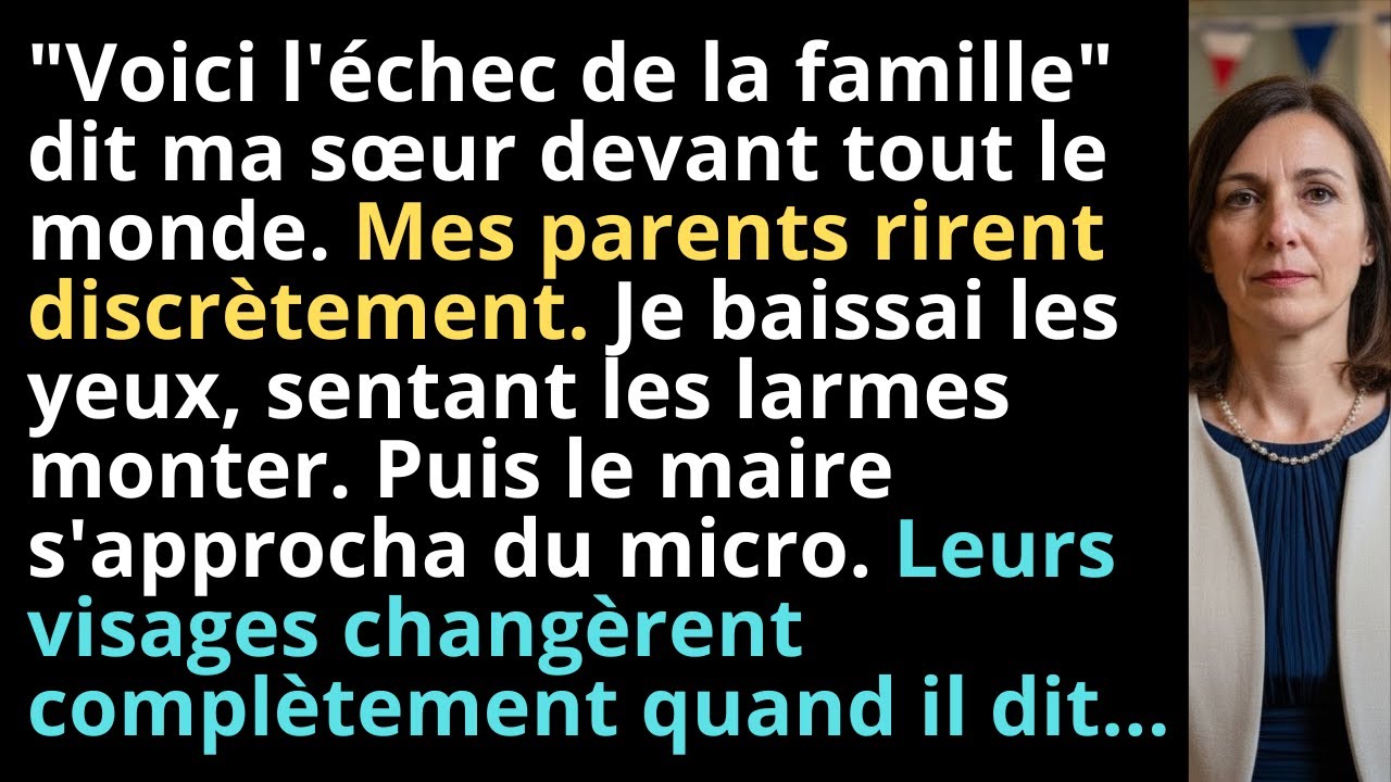 Ma Sœur M'A Appelé "L'Échec De La Famille" À Son Mariage—Mes Parents Ont Pâli Quand...