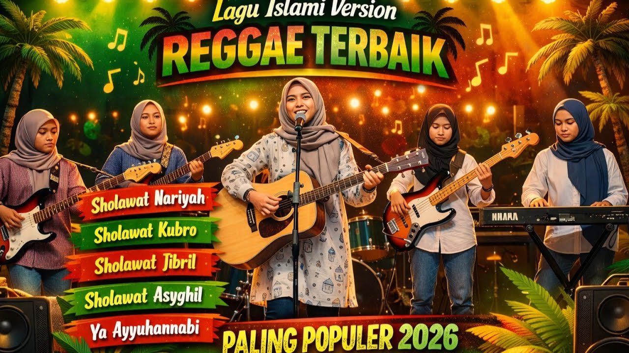 lagu islami version reggae terbaik!sholawat nariyah|sholawat kubro|sholawat jibril#ayyuhannabi