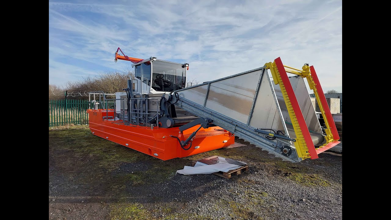 For Auction... Conver MC-103 Weed Harvester Boat