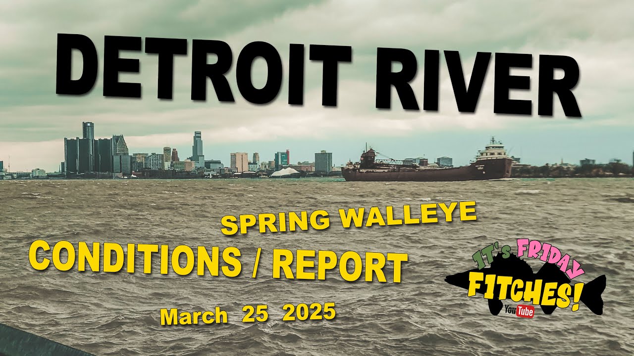 Detroit River Spring Walleye Conditions Update Report March 25-2025