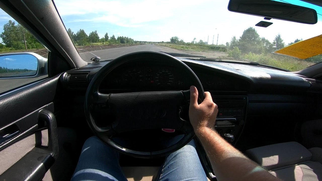 1992 Audi 100 2.3L (133) POV Test Drive