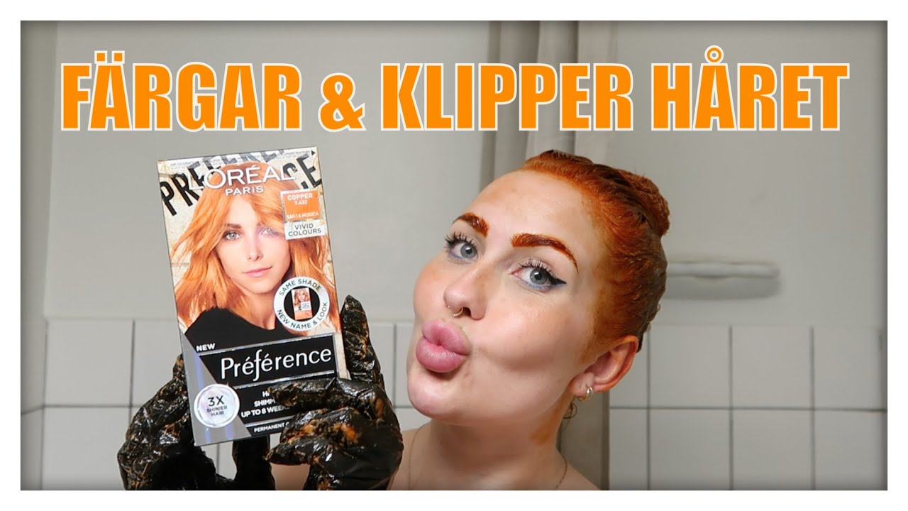 KLIPPER & FÄRGAR HÅRET - Hittat bästa ginger färgen