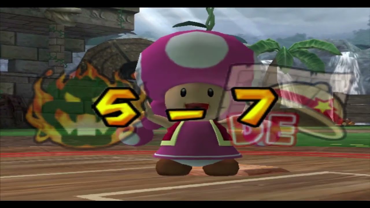 Mario Superstar Baseball - Semifinal - 4 Bowser v 1 Donkey Kong