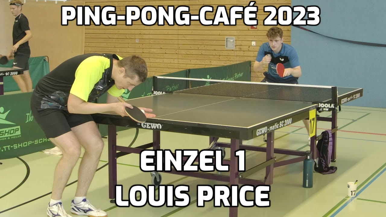 Ping-Pong-Café - Einzel 1 Louis Price