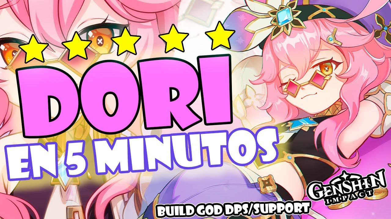 DORI BUILD GOD IN 5 MINUTES! 💜🥰 - Dori build guide - Genshin Impact