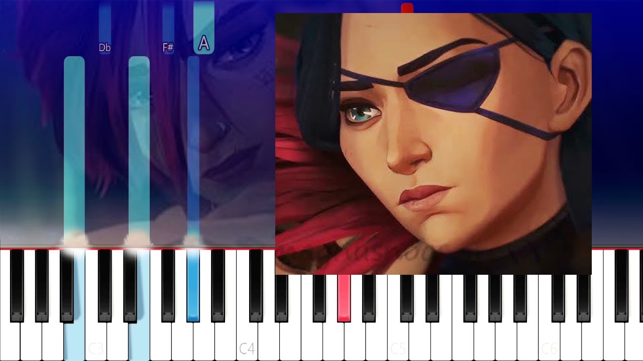 Arcane Season 2 - King Princess - Fantastic (Piano Tutorial)
