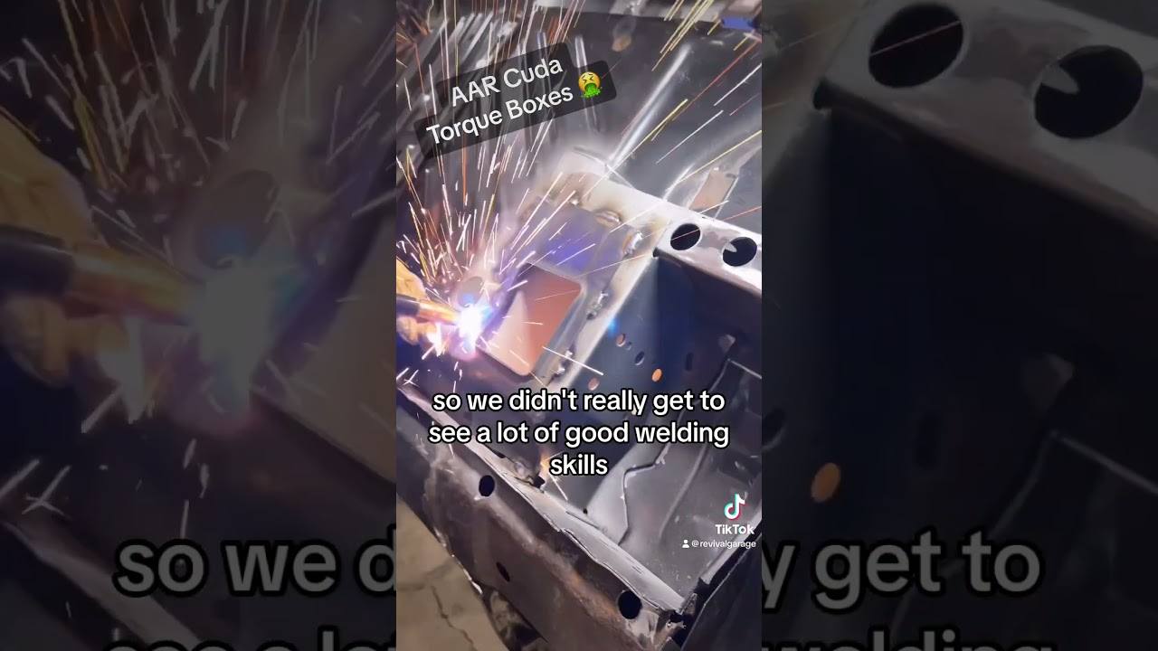 Good enough! Torque box installation on AAR Cuda 