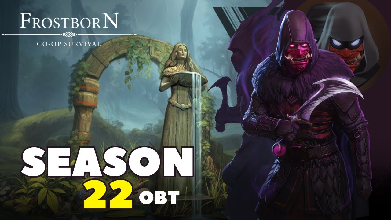 NEW SEASON 22 UPDATE in Frostborn! NEW SHADOW MASTER CLASS!