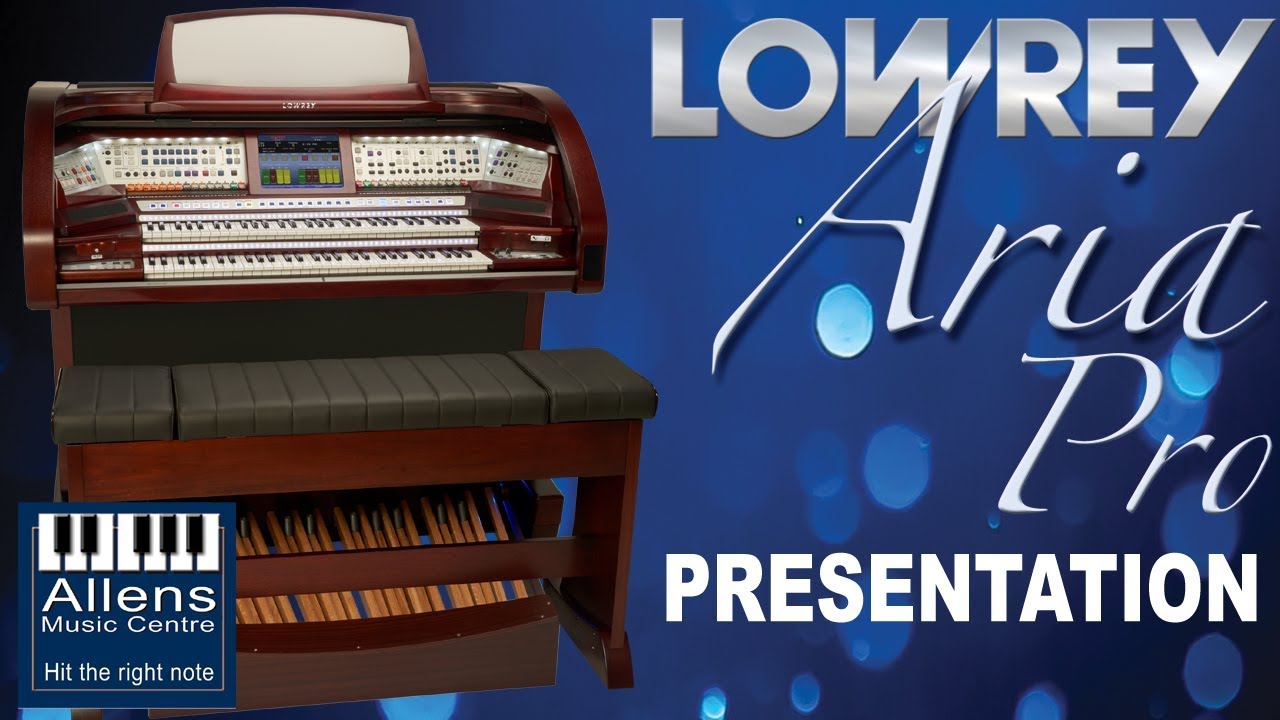 The new Lowrey Aria Pro EX6000 home organ