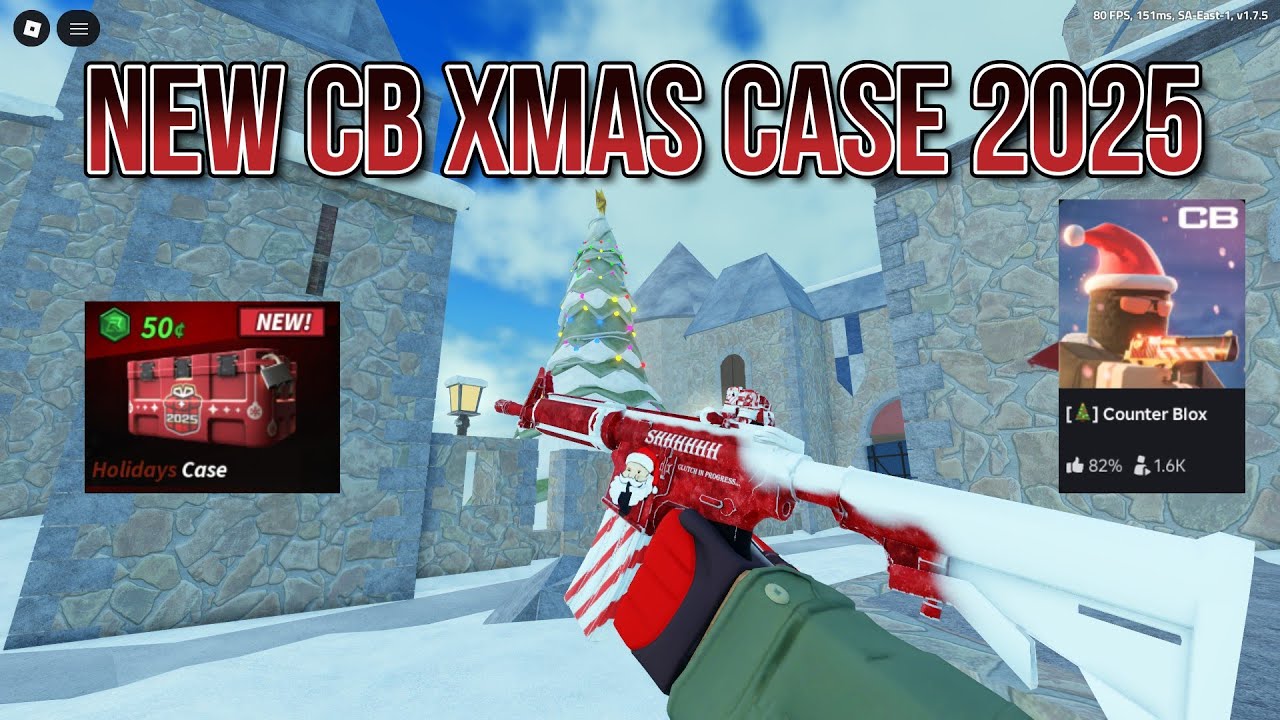 New Counter Blox Xmas Case 2025! Opening Christmas Skins!