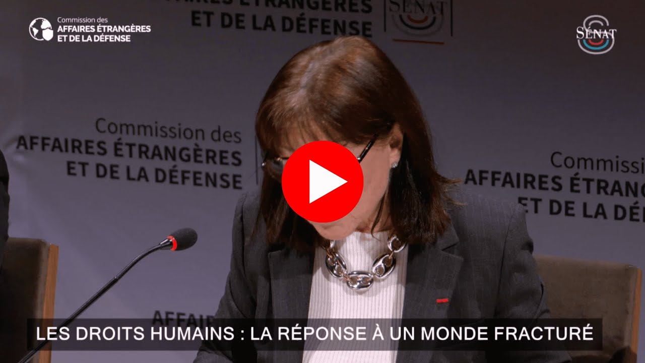 Audition de M. Volker Türk, Haut commissaire des Nations unies aux droits de l’homme 🎙️