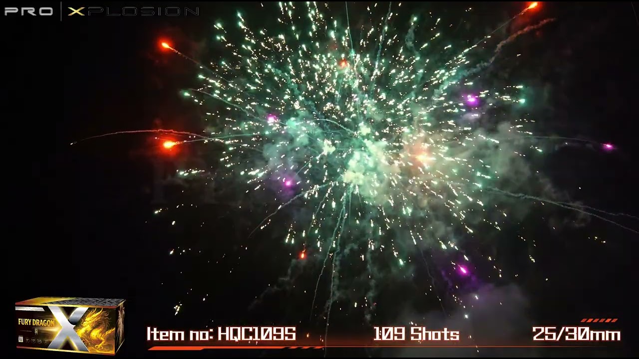 FURY DRAGON - HQC109S - 1.3G - 109 shots - COMPOUND