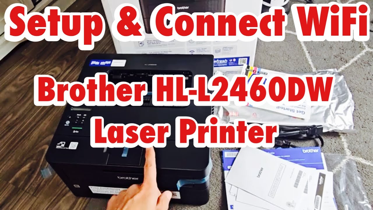 Лазерный принтер Brother HL-L2460DW: как настроить и подключиться к Wi-Fi