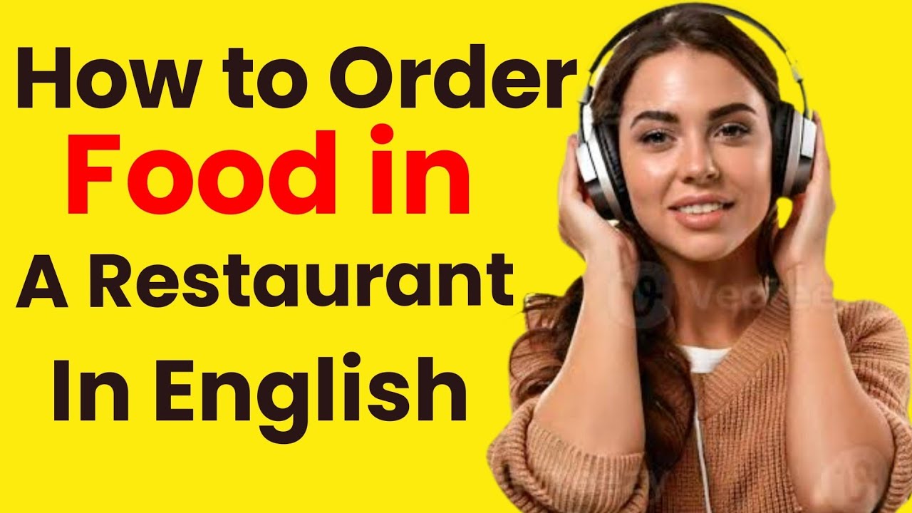 How to order food in a Restaurant in English | easy conversation  