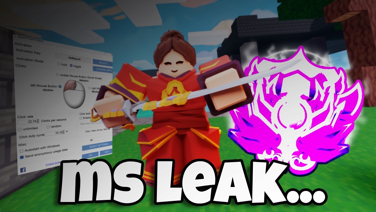 Leaking the BEST MS...(Roblox Bedwars)