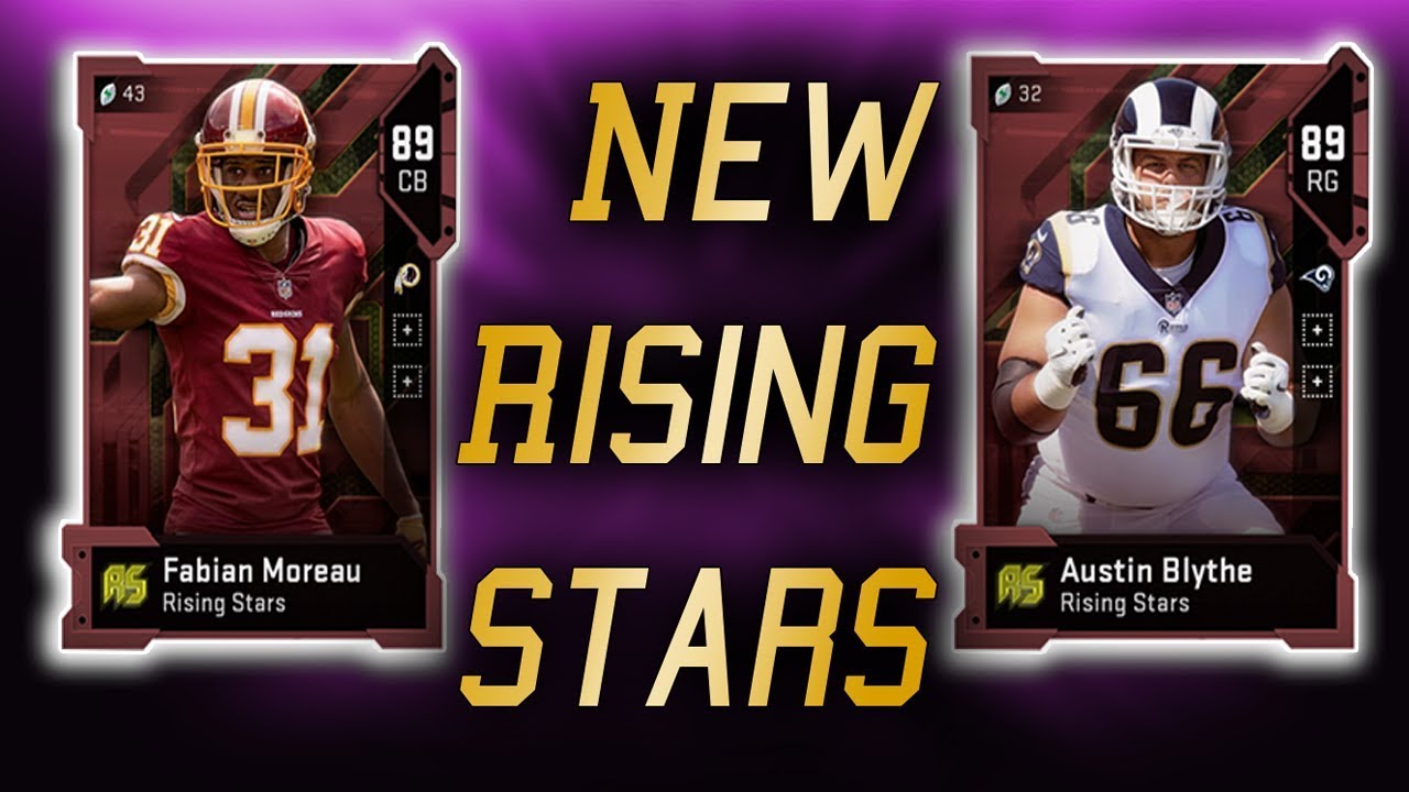 New Rising Stars Austin Blythe And Fabian Moreau!! | Madden NFL 19 Ultimate Team
