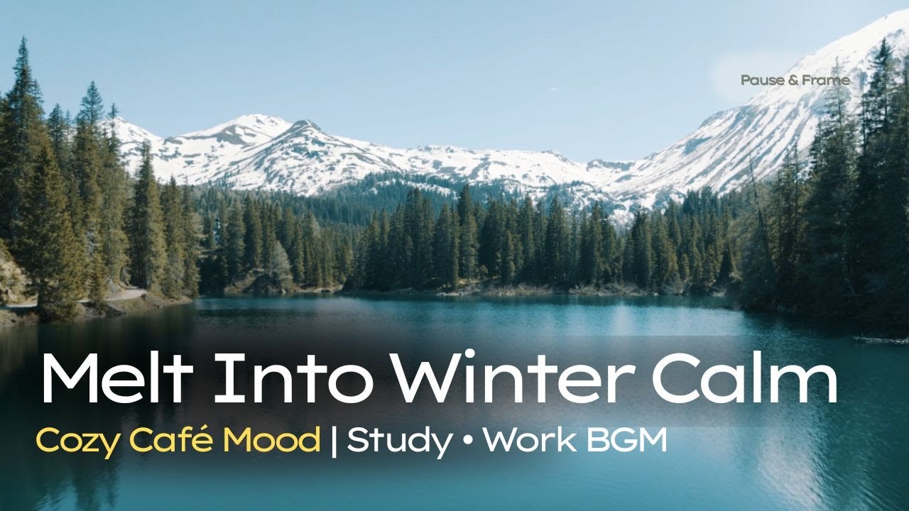 Snowy Mountain Lake  Acoustic Bossa Nova Jazz Instrumental 30 Minutes