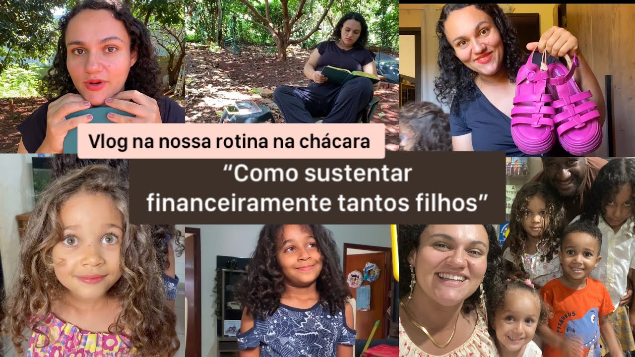 Vlog: arrumei o cabelo das meninas + como manter tantos filhos financeiramente?