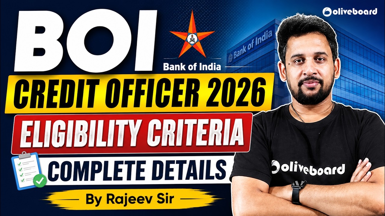 BOI Credit Officer 2026 Eligibility Criteria | Complete Details | Oliveboard
