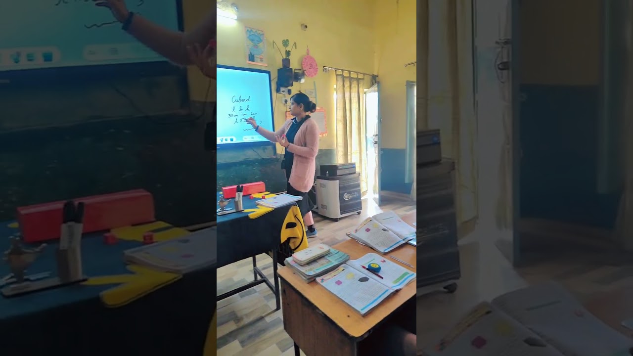 Volume and Capacity concept with the help of tlm,Class5👩‍🏫📚#trending#volume#maths#tlm#activity#class