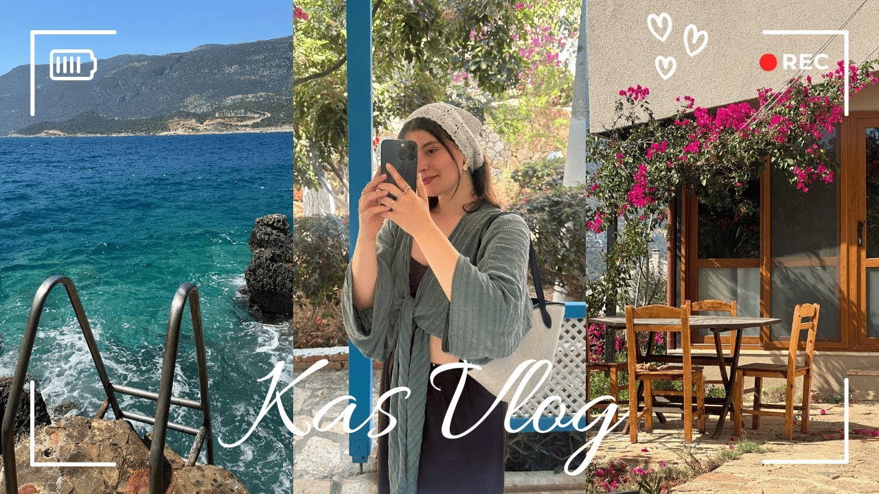 Kaş Tatili, Otel Turu, Pop&uuml;ler Yemek Yerleri+Fiyatlar, Plaj, Bol Yemek Ve G&uuml;n batımı İ&ccedil;erir 🌺