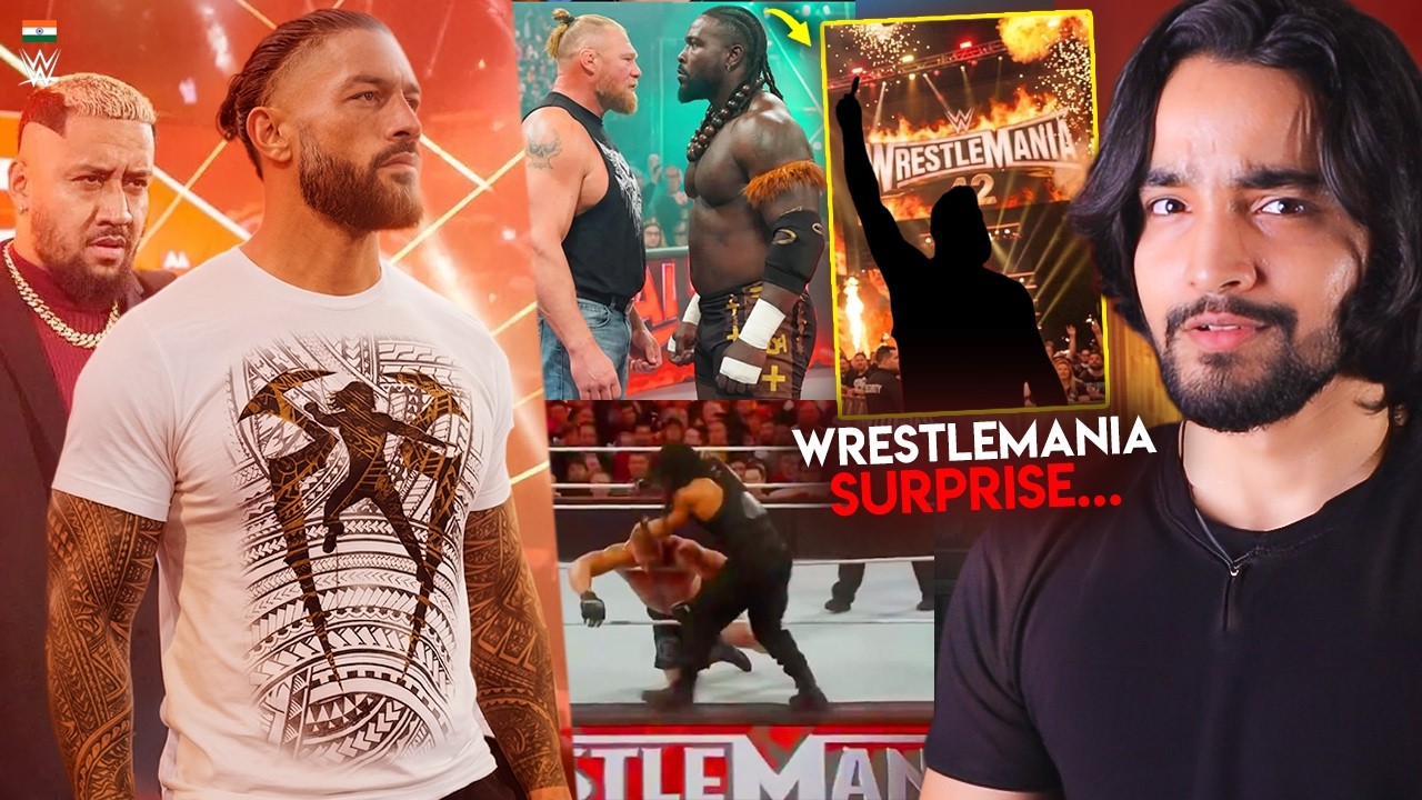 Wrestlemania Shocker🔥...Roman Reigns, Goldberg Caught, Brock Lesnar & Oba Femi, WWE Raw