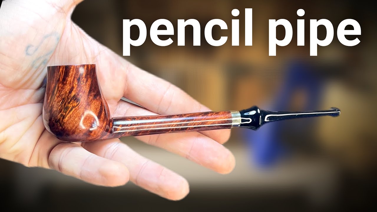 Making a Pencil Pipe from Kikum Wood