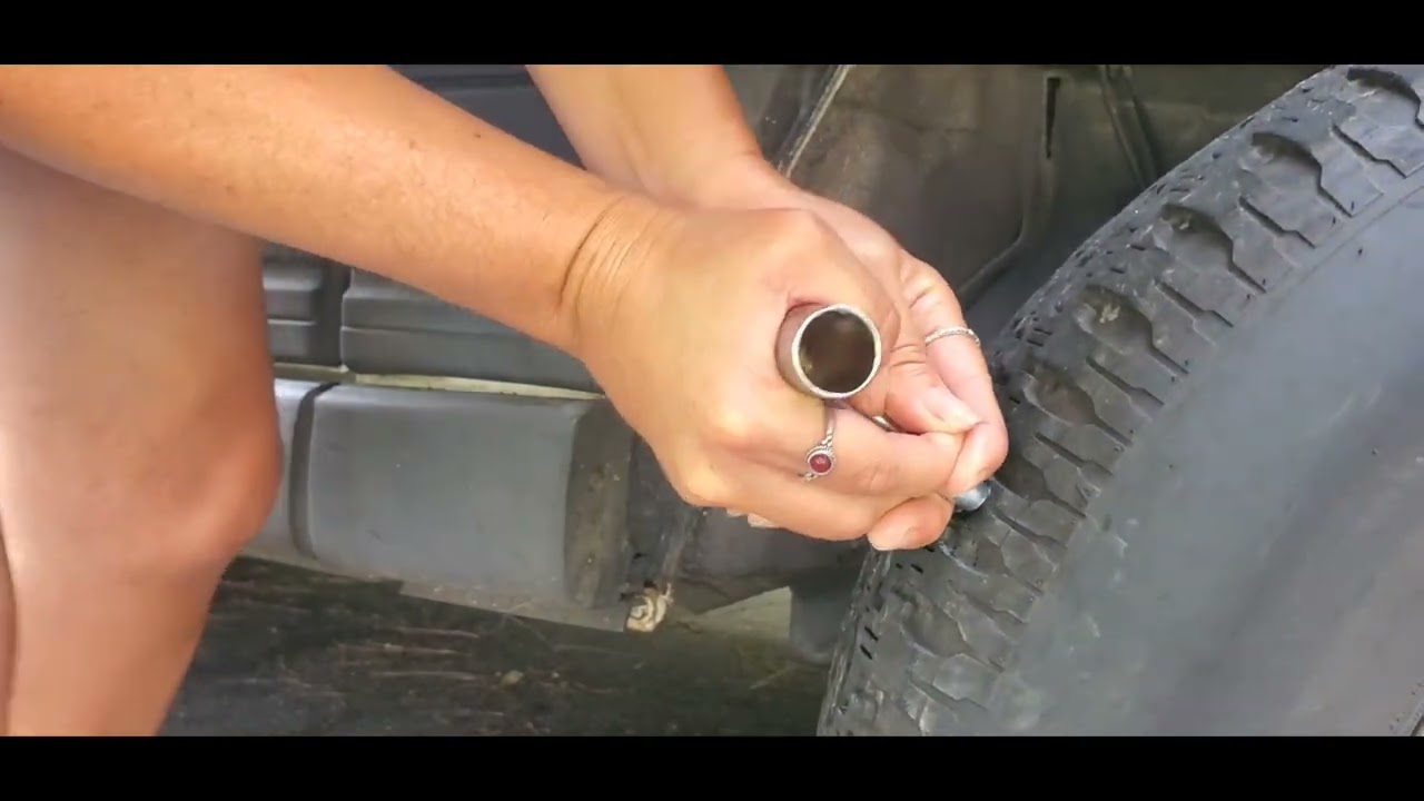 How to plug a Car Tire