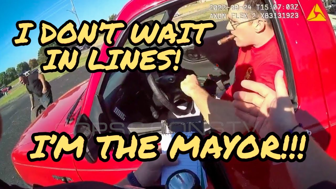 Cigar Smoking Mayor asks Do YOU Know Who I Am?