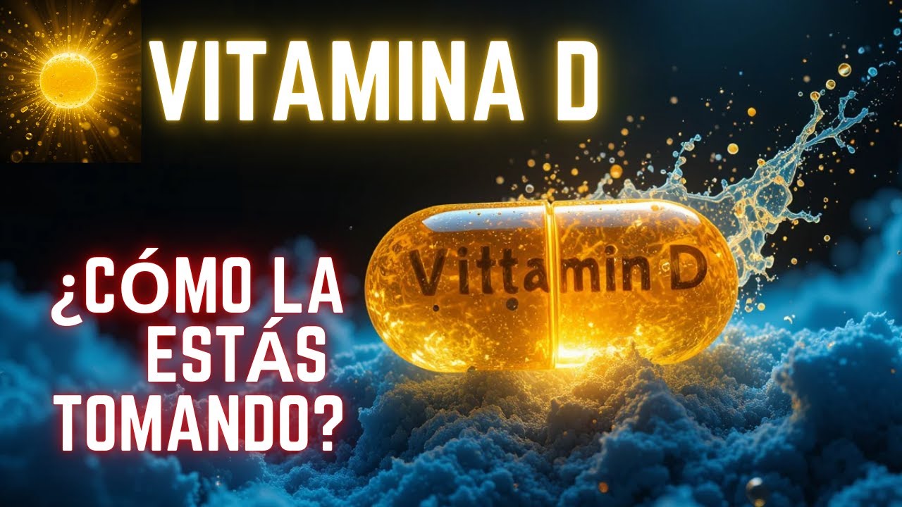 ¿Tomas vitamina D? Podrías estar haciéndolo mal (esto cambia todo)