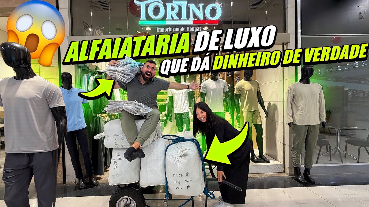 AS ORIGINAIS PREMIUM QUE DÃO DINHEIRO DE VERDADE! ESSA FÁBRICA ABASTECE A ALFAIATARIA DO BRASIL