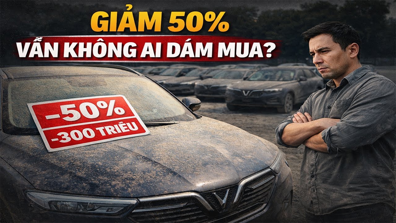 Vinfast Giảm 50% Mà Vẫn Không Ai Dám Sờ – Khi “Xe Việt” Trở Thành Nỗi Lo!